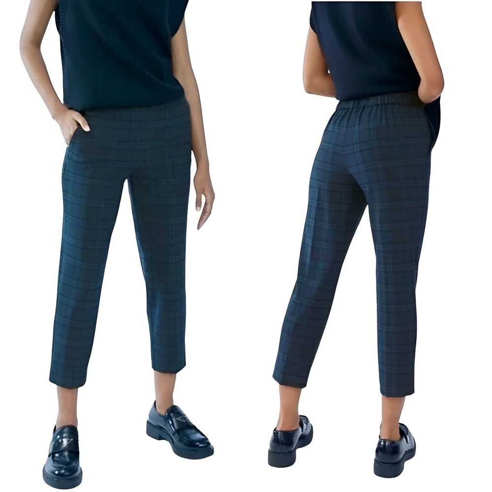 Aritzia‎ Babaton Conan Pant in Tartan Green Plaid